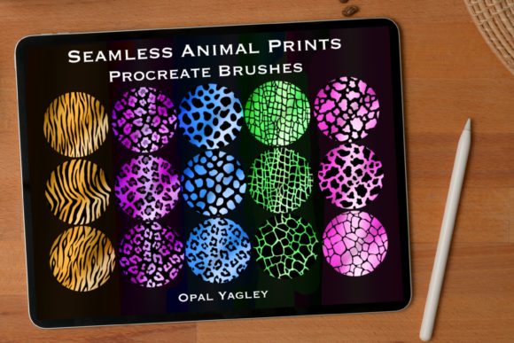 Download 15 Animal Skins Seamless Procreate Brush - Animal skin Collection
