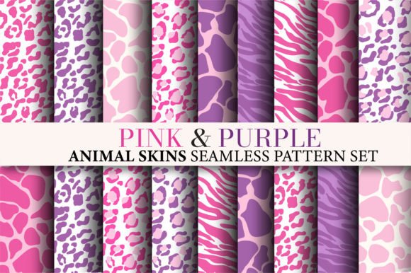 Download Animal Skin Texture Digital Paper Set - Animal skin Collection