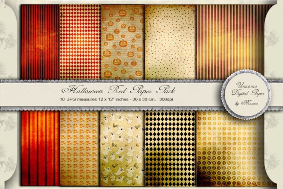 Download HALLOWEEN RED PAPER PACK - Red paper Collection
