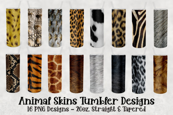 Download Animal Skins Tumbler Sublimation Bundle - Animal skin Collection