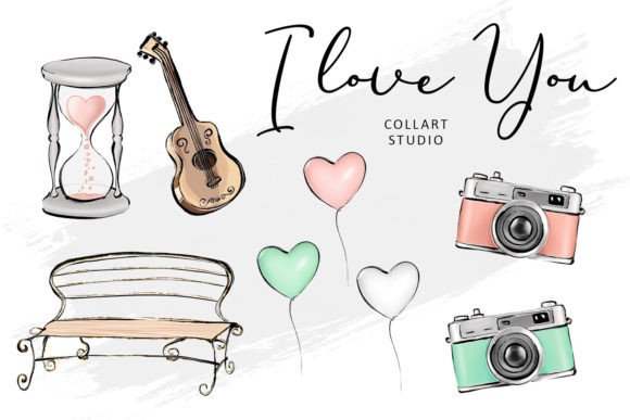 Download Cute Valentine Illustrations, Love - Premium Resources