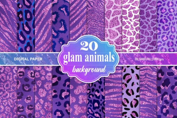 Download Purple Glam Animal Skin Texture - Animal skin Collection