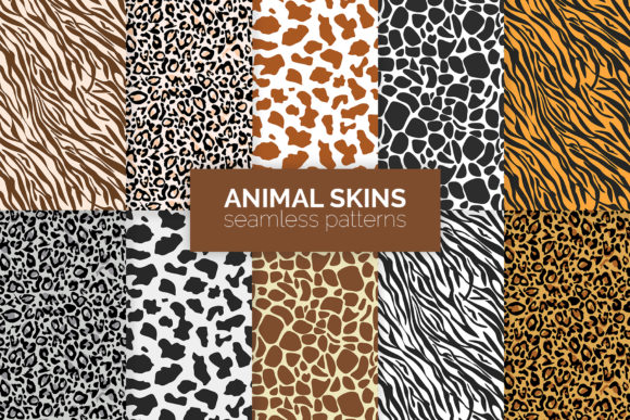 Download Animal Skins Seamless Patterns - Animal skin Collection